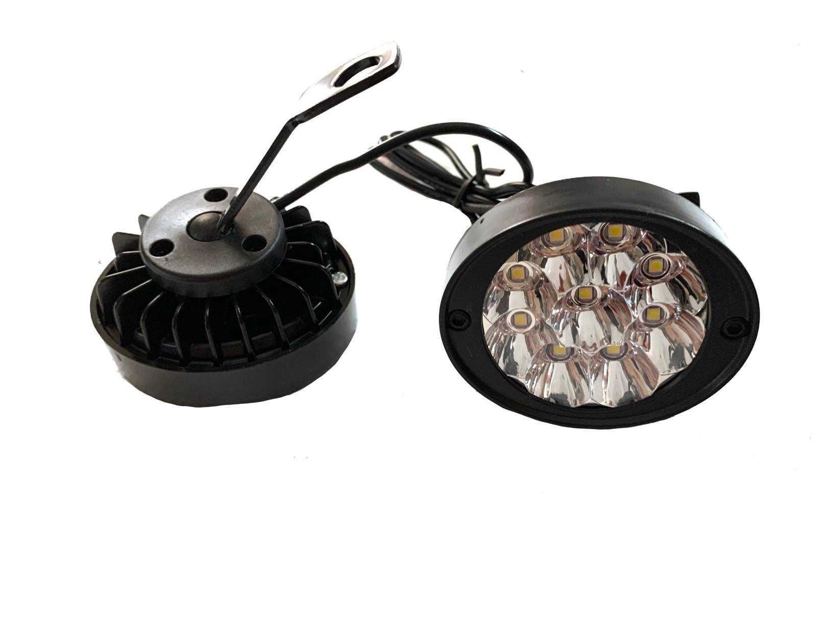 Lampa robocza LED halogen 12-24V 6,5 cm dalekosiężna 36W
