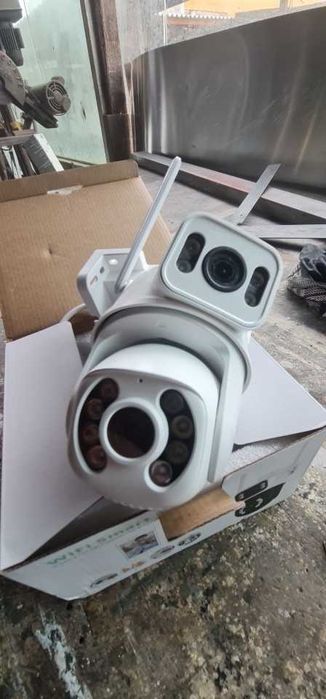 Дві вуличні 6Мп камери WiFi в одній, поворотна і ширококутна