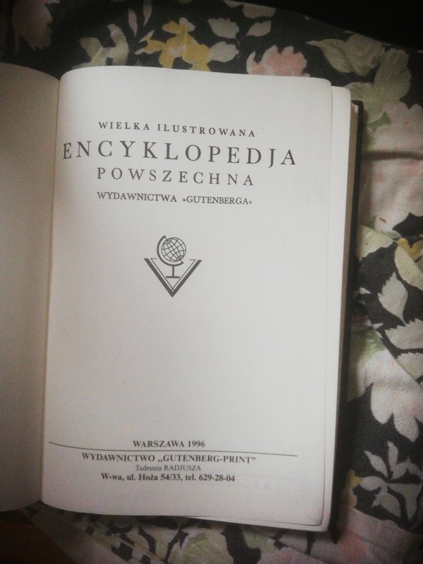 encyklopedia powszechna wydawnictwa Gutenberga tomy