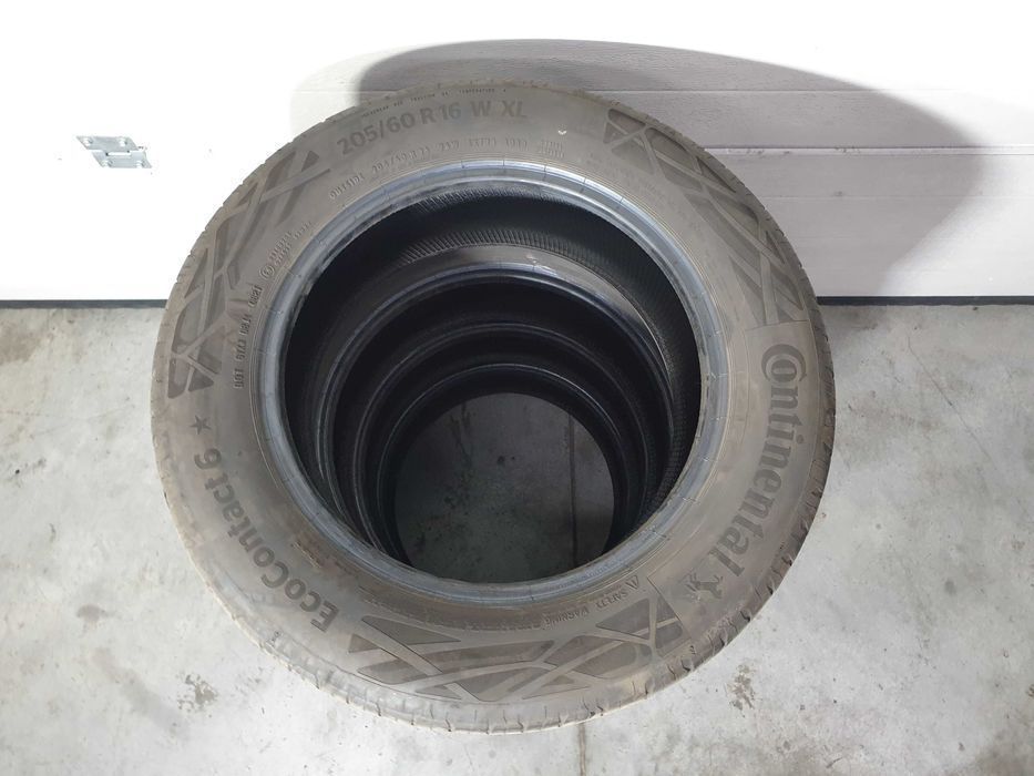 4szt. 205/60/16 96W Continental EcoContact 6 4,5mm 2021r [ 7689 ]