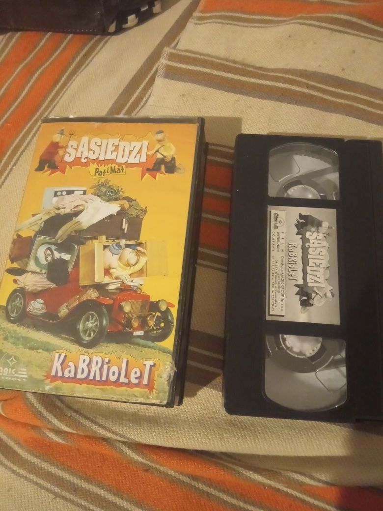 Bajka VHS sąsiedzi pat i mat kabriolet