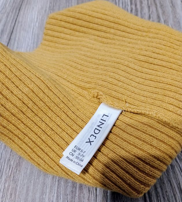 Czapka dziecięca bawełniana dzianina cotton 5/7lat Lindex