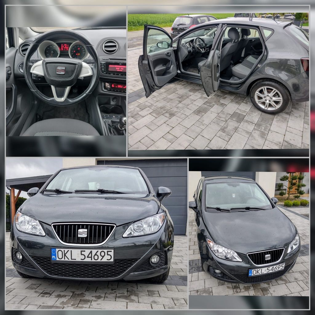 Seat Ibiza IV 09r. 1.6 MPI 5 drzwi, bardzo ładny, zarejestrowany