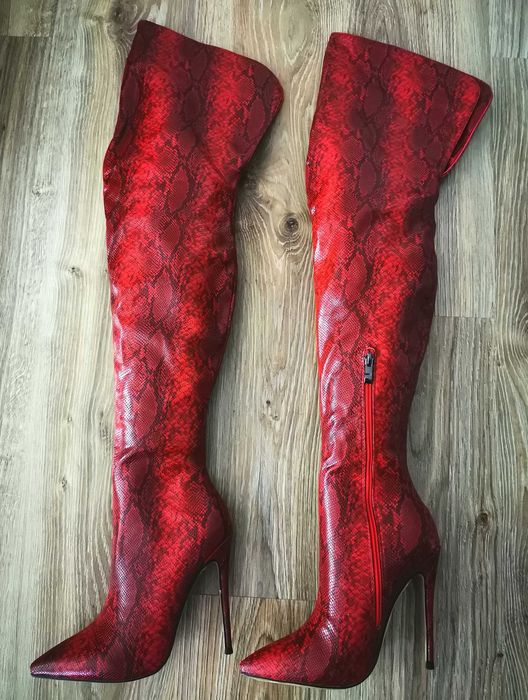 Kozaki wysokie muszkieterki za kolano roz. 37