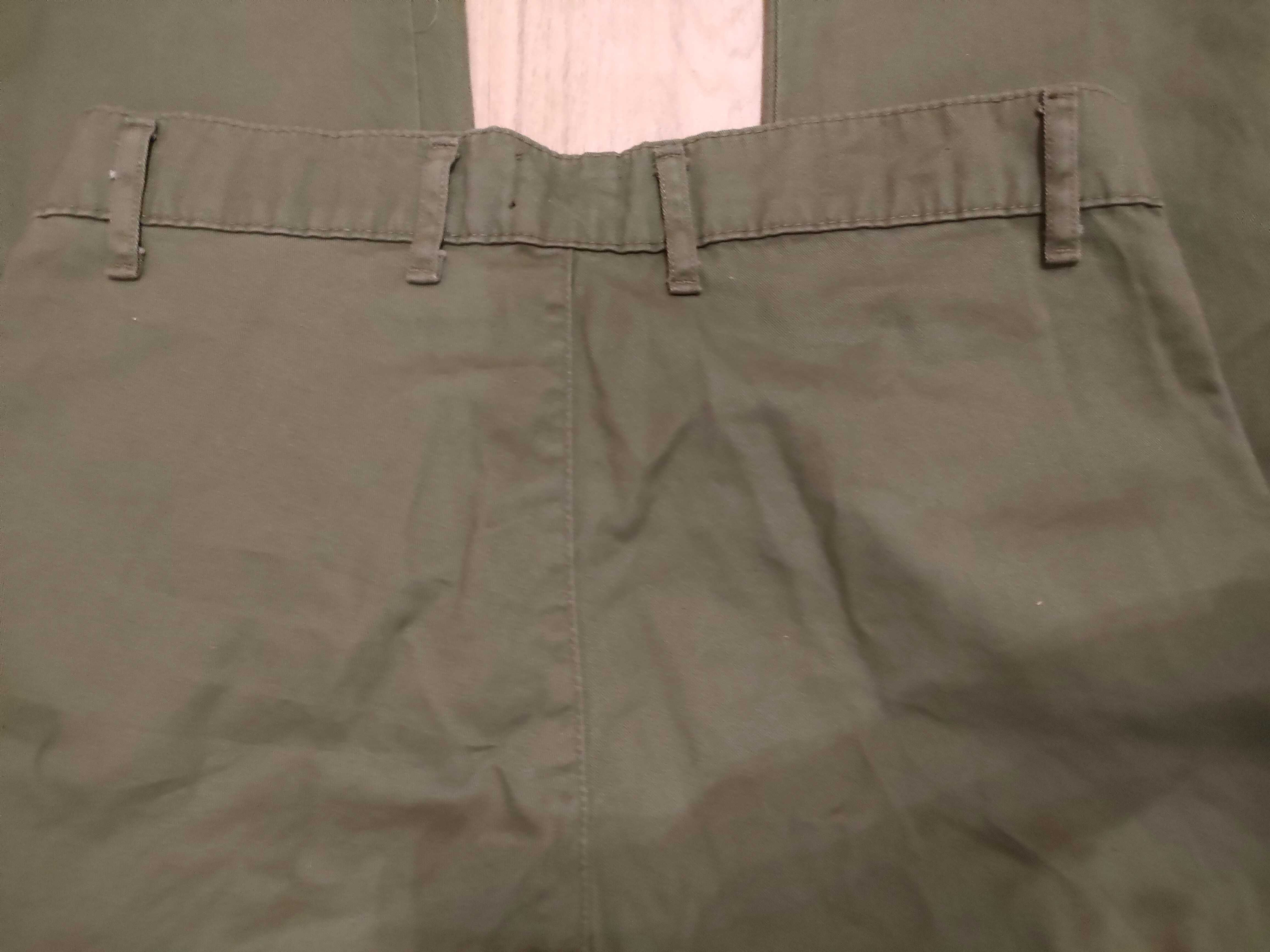 Spodnie bojówki zielone khaki