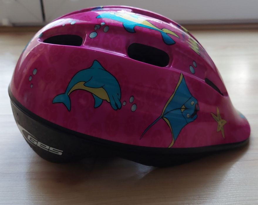 Kask na rower hulajnogę rolki dla dziewczynki