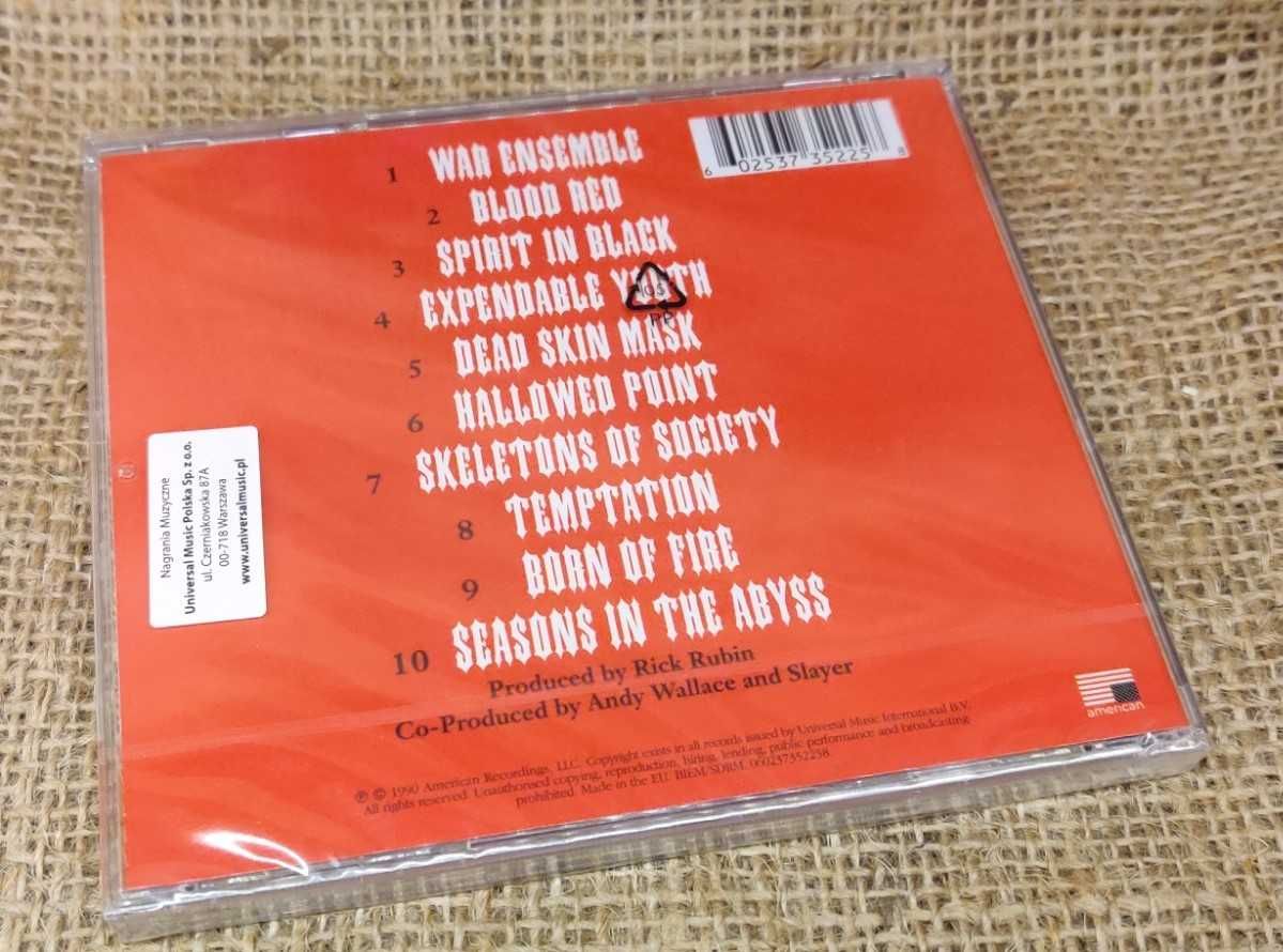 Slayer - Seasons In The Abyss, nowa płyta CD