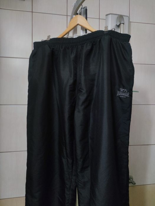 Spodnie dresowe XXXXL  Lonsdale London ciemne ortalion drip baggy y2k