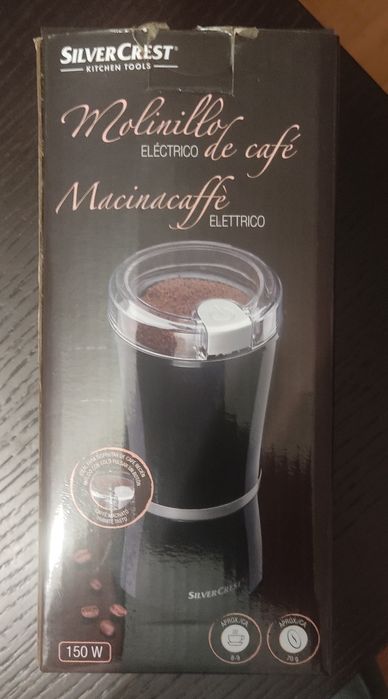 Moinho de café elétrico SilverCrest - Novo