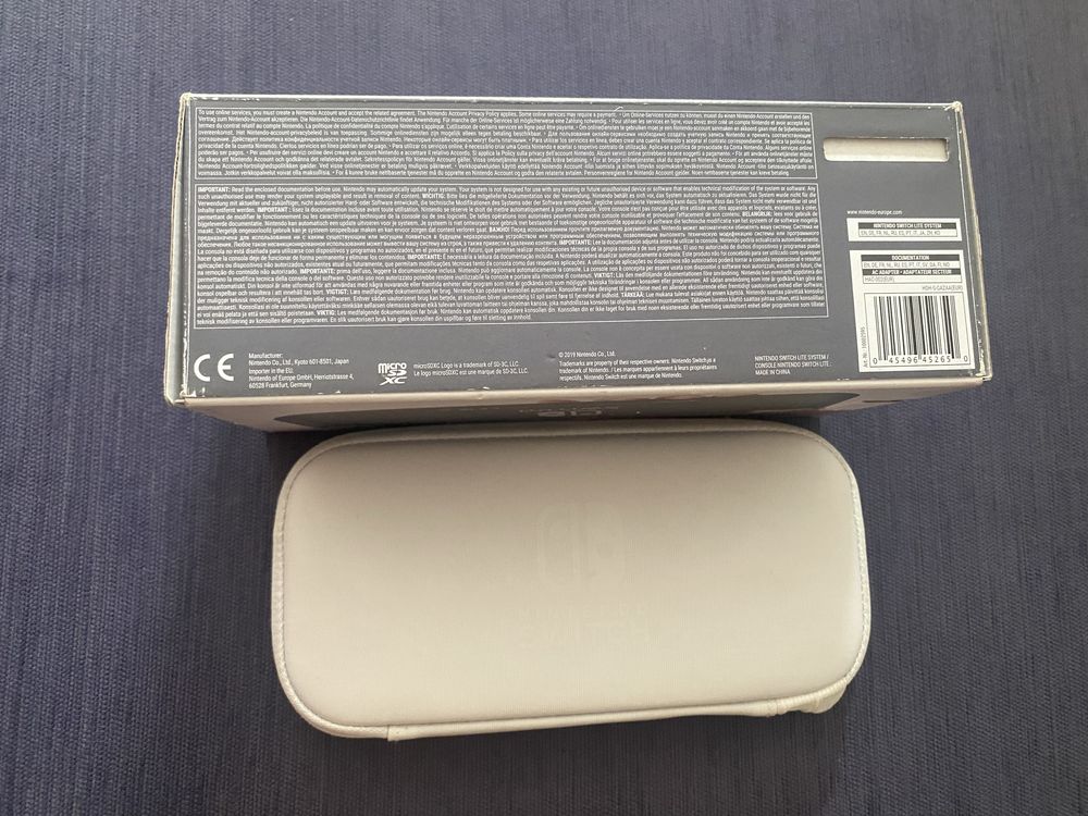 Consola Nintendo Switch Lite Cinza Usada C/ Acessorios