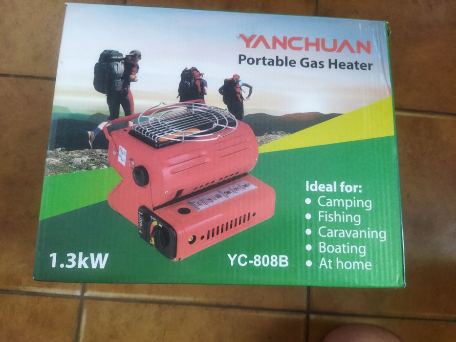 Газовий обігрівач-плита для кемпінгу