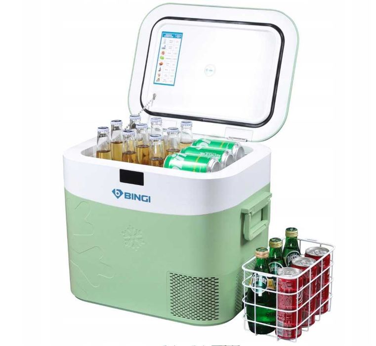 Przenośna elektryczna lodówka Bingi HC-22P5 12V/24V kamper samochód