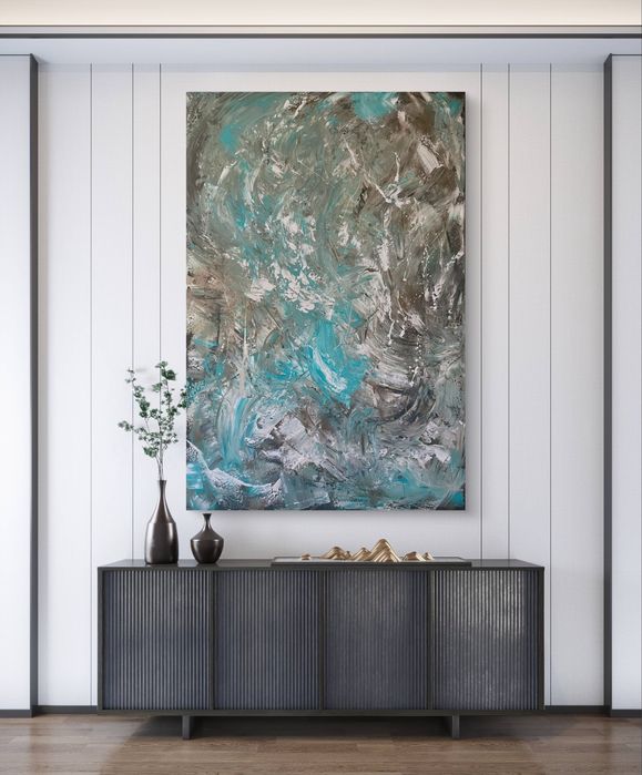 Duży Obraz abstrakcja  „hypnosis” 100x150