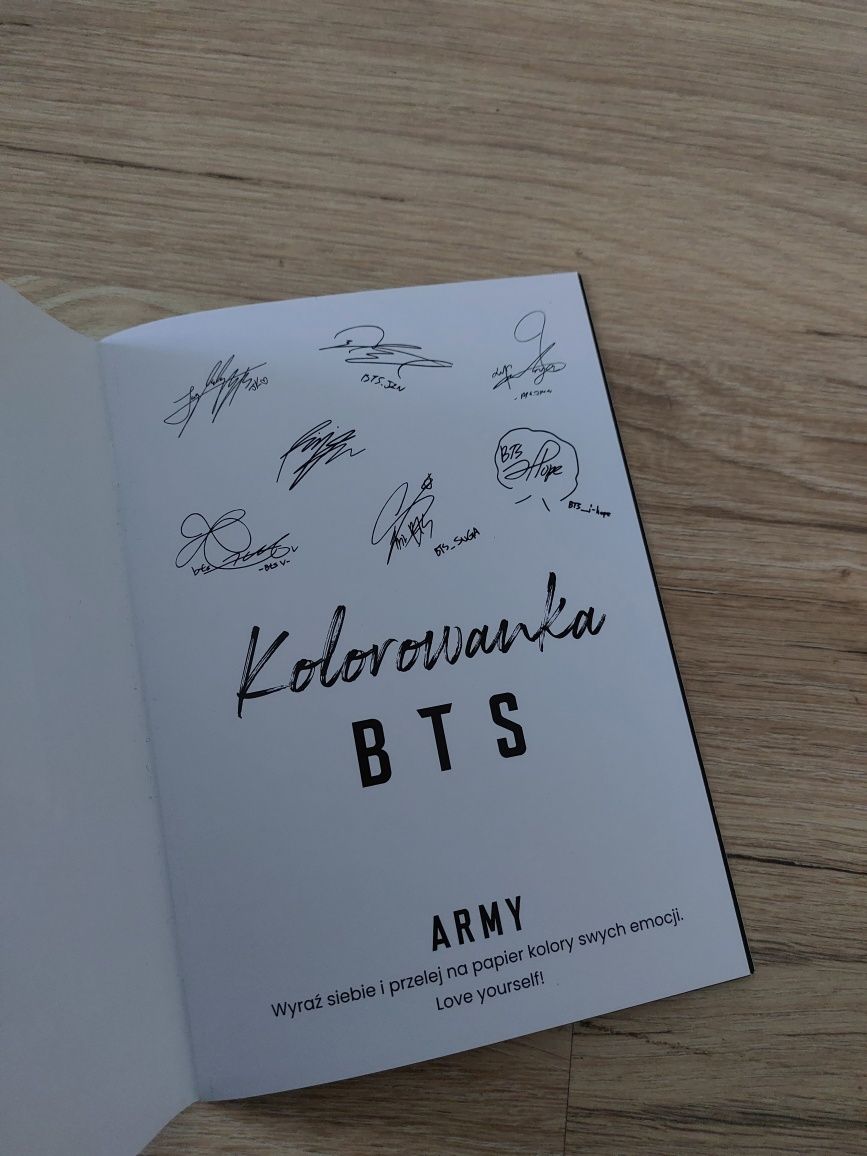 Kolorowanka bts army cytaty kpop