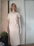 Sukienka damska firmy PrettylittleThing roz Xl, beżowa, nowa , z marsz
