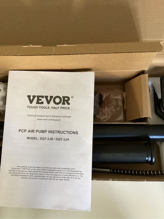 Bomba Manual PCP Air Pump - Vevor