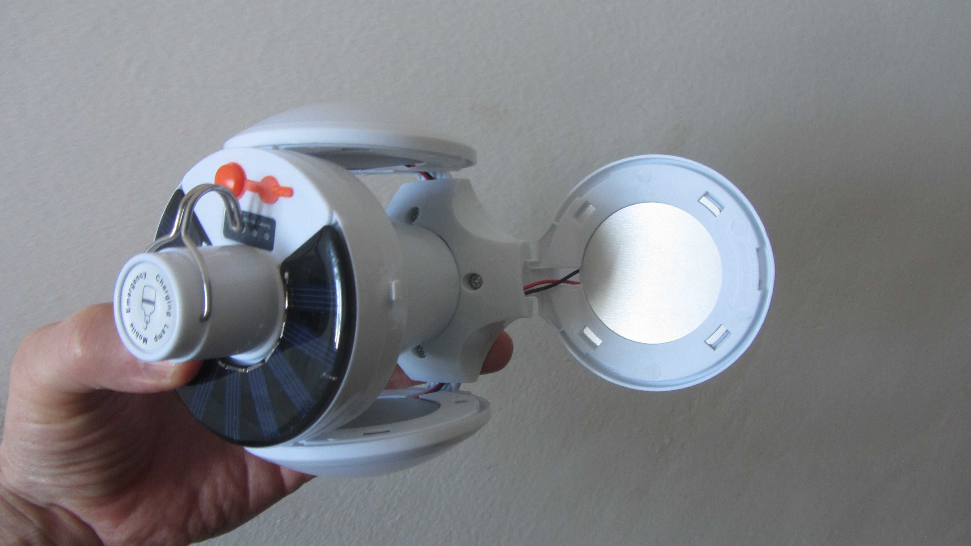 Светильник фонарь подвесной светодиодный аккумуляторный раскладной шар