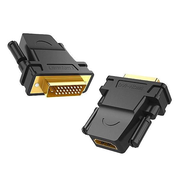 Ugreen przejściówka HDMI (żeński) - DVI 24+1 (męski) FHD 60 Hz czarny