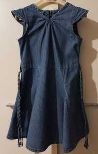 Сукня джинсова Benetton на 6-7років