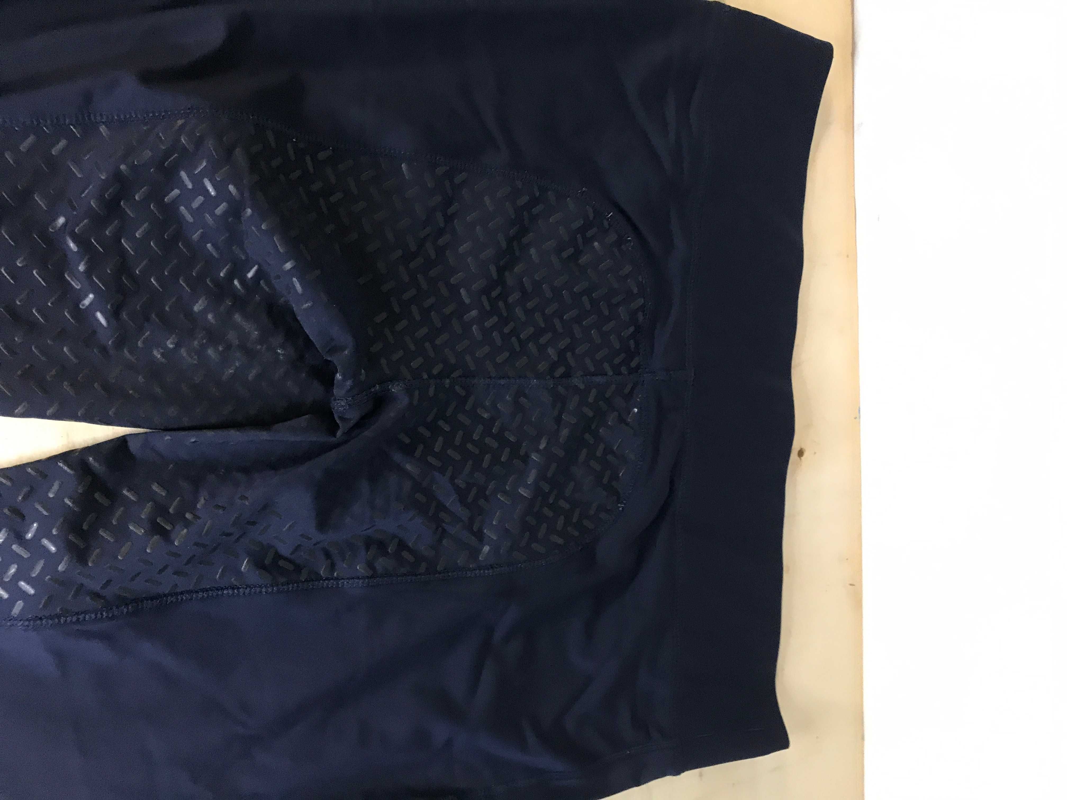 125. Granatowe legginsy jeździeckie Equilibre, rozmiar XXXL (46)