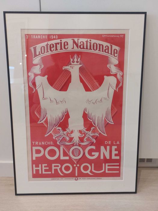 Louis Marcoussis - oryginalny plakat patriotyczny 1940