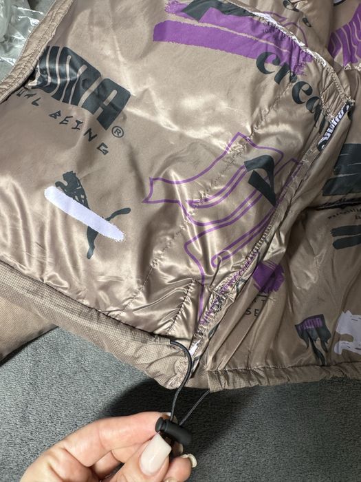 Жіночий пуховик S коричневий  | Теплий зимовий, новий