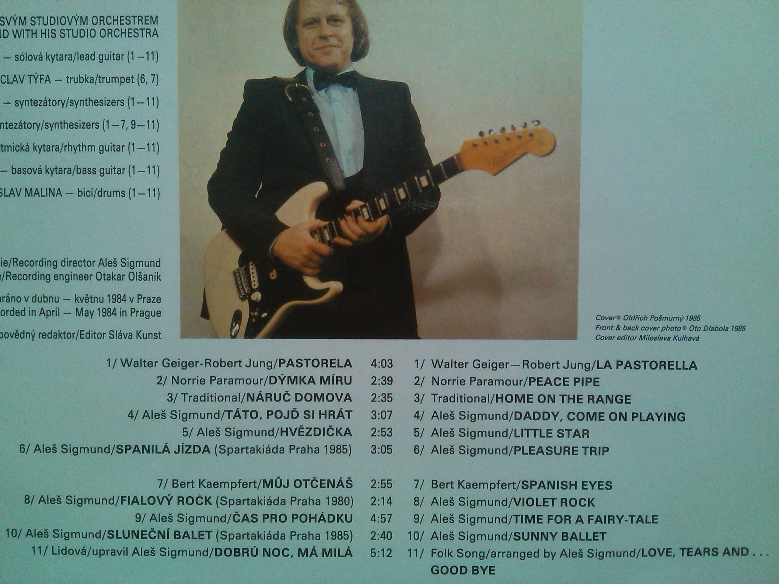 Ales Sigmund - Guitar Memories / Kytarove vzpominky - LP - winyl