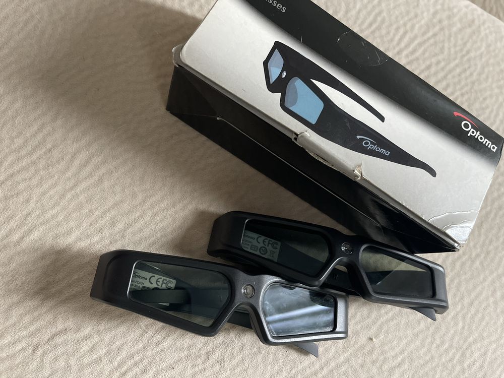 2 шт 2400  смарт окуляри Optoma zd201 3d очки для проектора