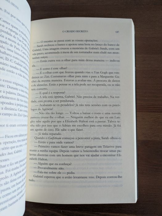 L "O Criado Secreto " Daniel Silva 1a edição (Ed. Regular/ Opt Estado)