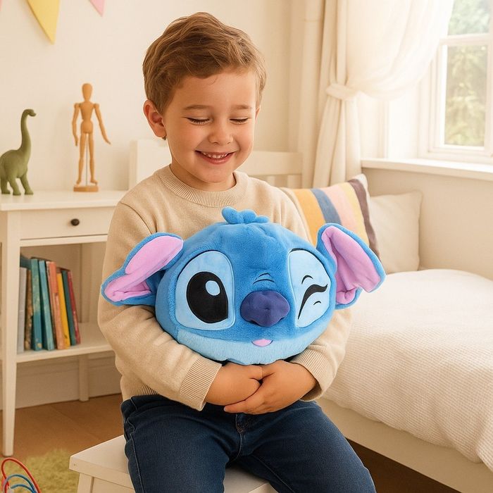 Stitch Poduszka i pluszowy ogrzewacz do dłoni Cozy Noxxiez HW776
