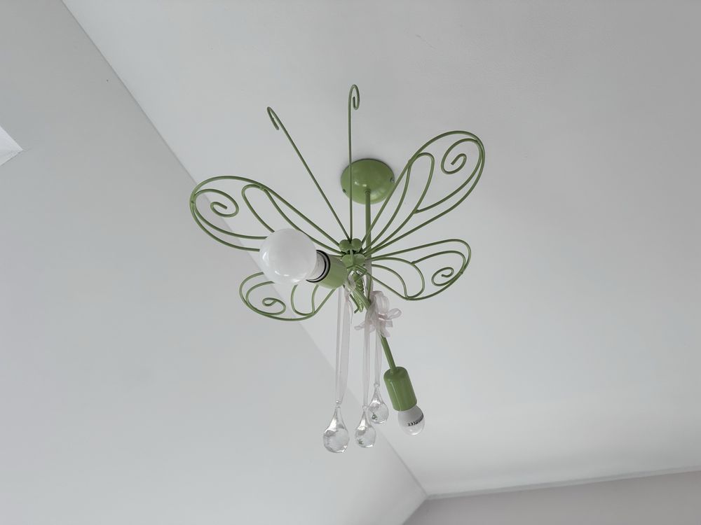 Lampa motyl green zielona 2 żarówki