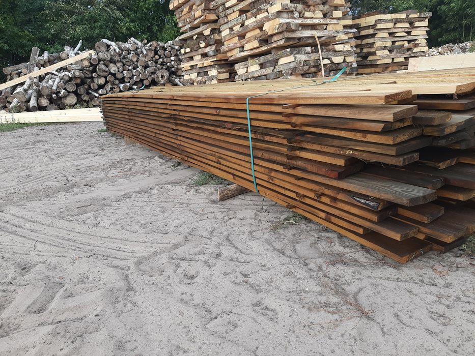 Deski szalunkowe impregnowane(obiciowe) , więźba dachowa, stemple bud
