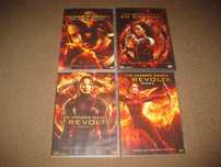 Quadrilogia em DVD "The Hunger Games" com Jennifer Lawrence