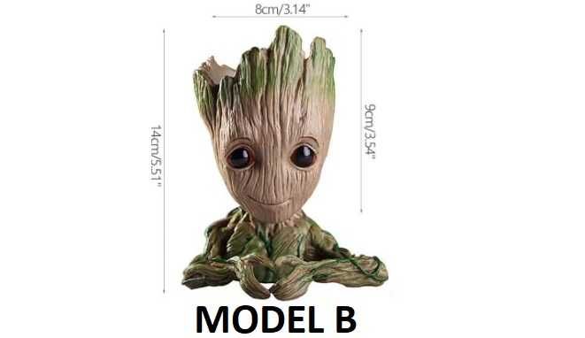 Zestaw Doniczka - przybornik Groot (Zestaw  z 3 sztuk)