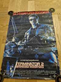 Plakat Terminator 2 Orginalny