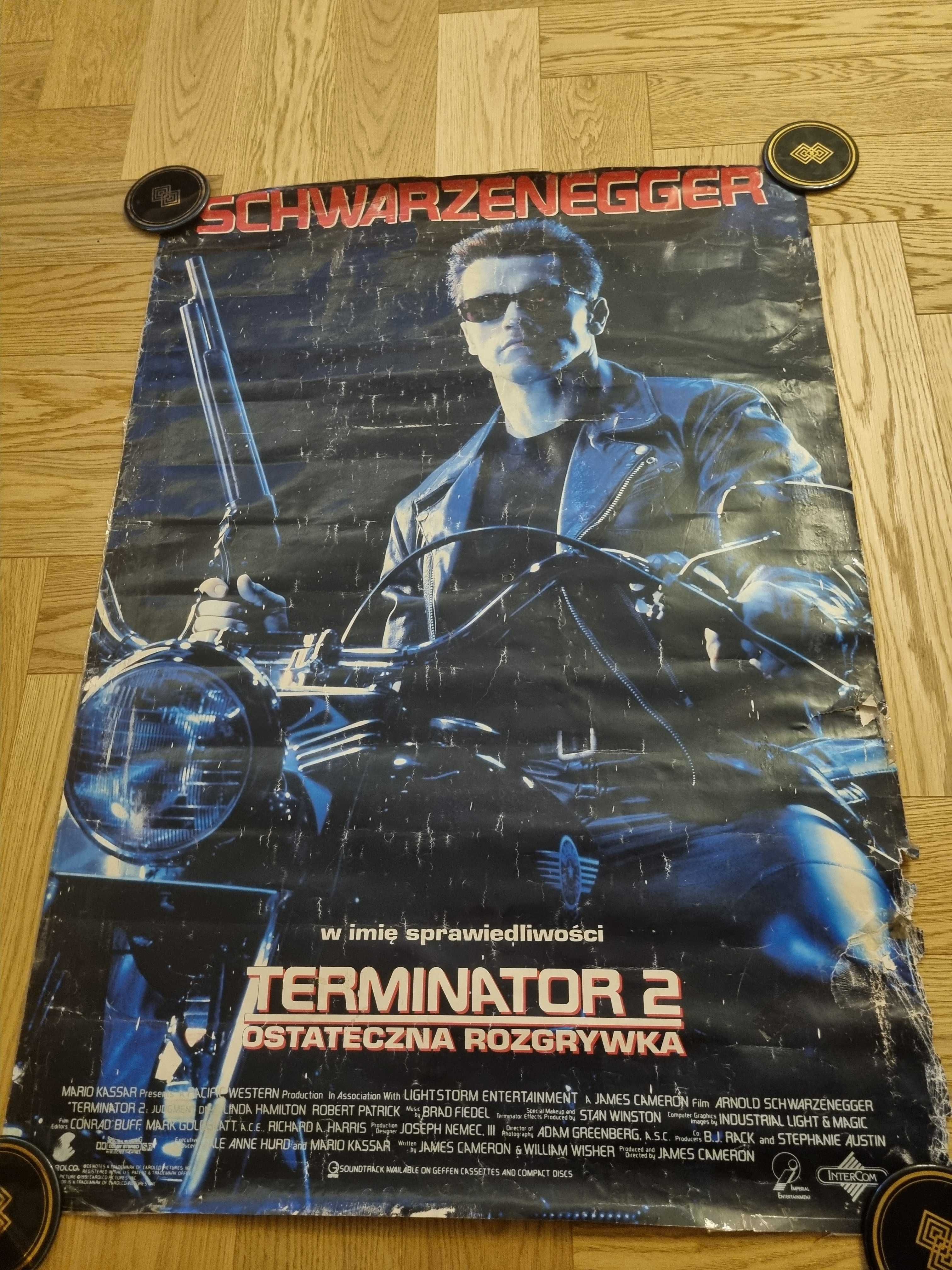 Plakat Terminator 2 Orginalny