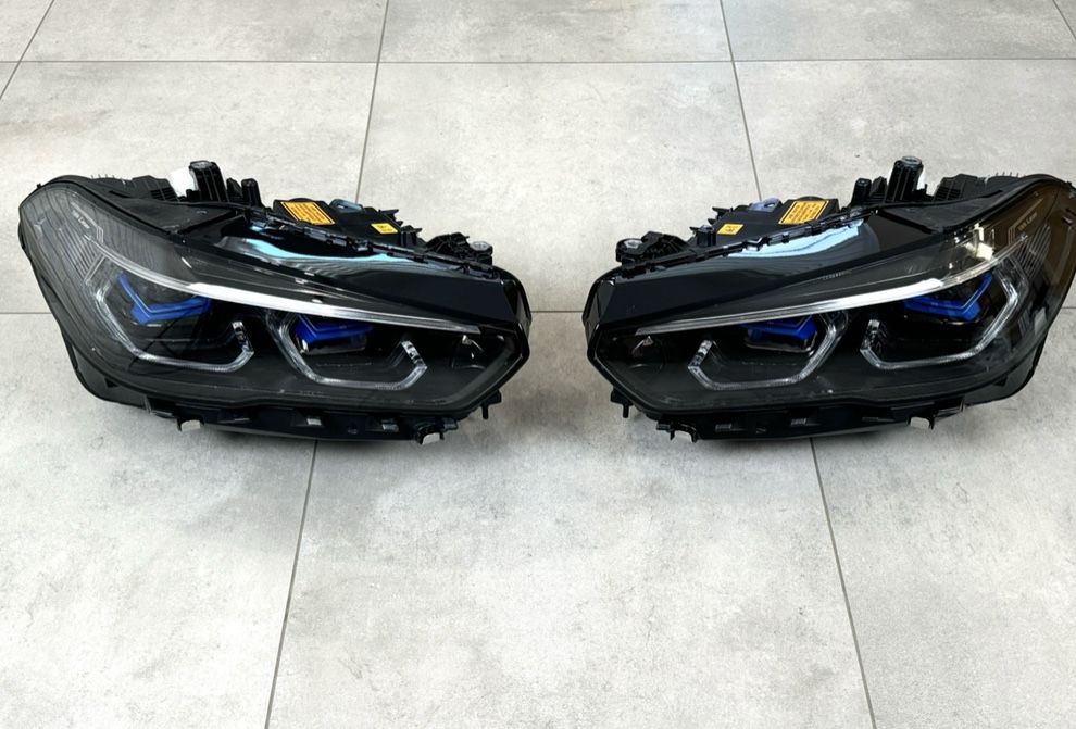 Фары Laser shadow line BMW X5 G05 оптика лазер блек бмв г 05