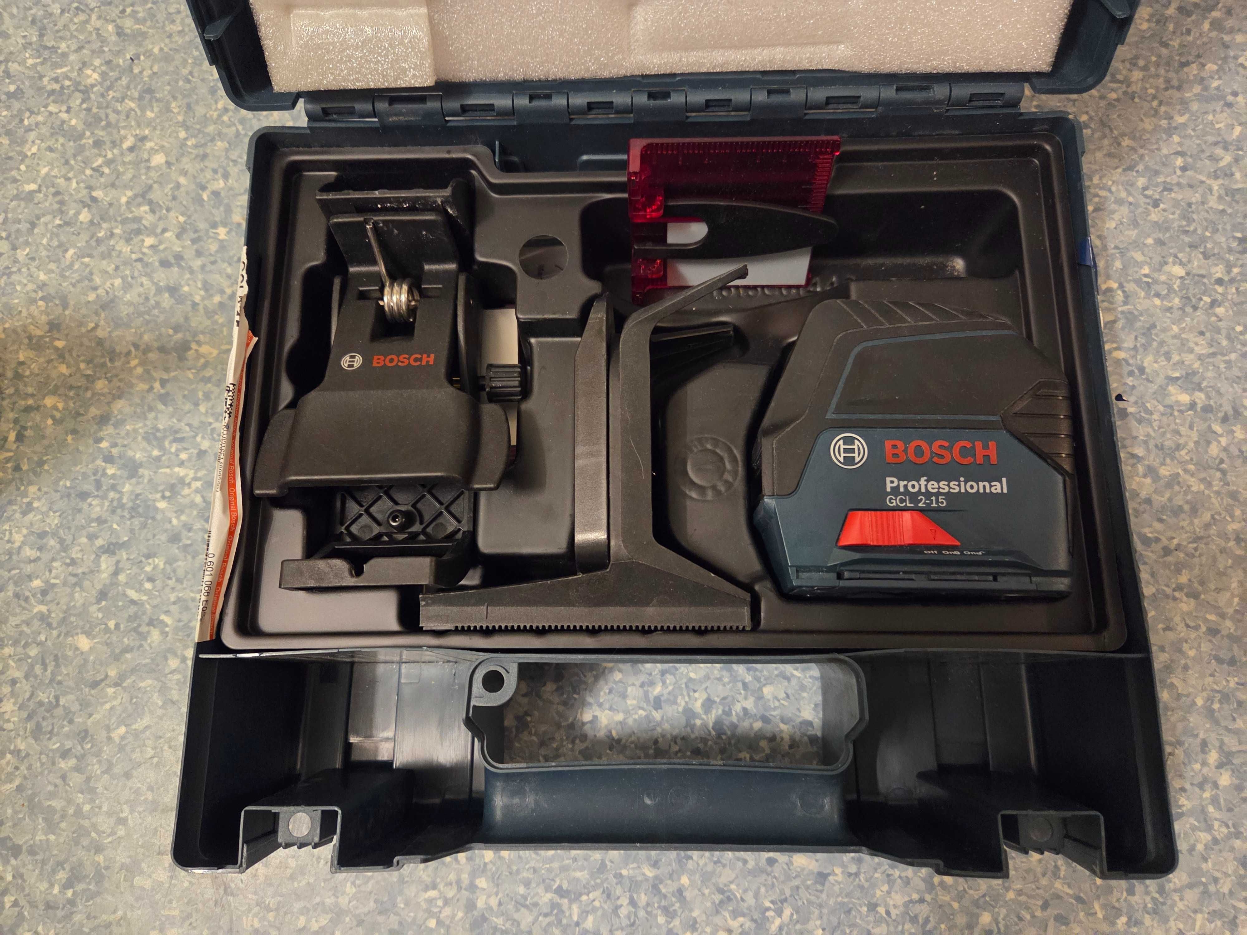 Laser liniowy bosch gcl 2-15