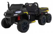 4x4 2osobowy Samochód AUTO na akumulator Farmer Truck Czarny