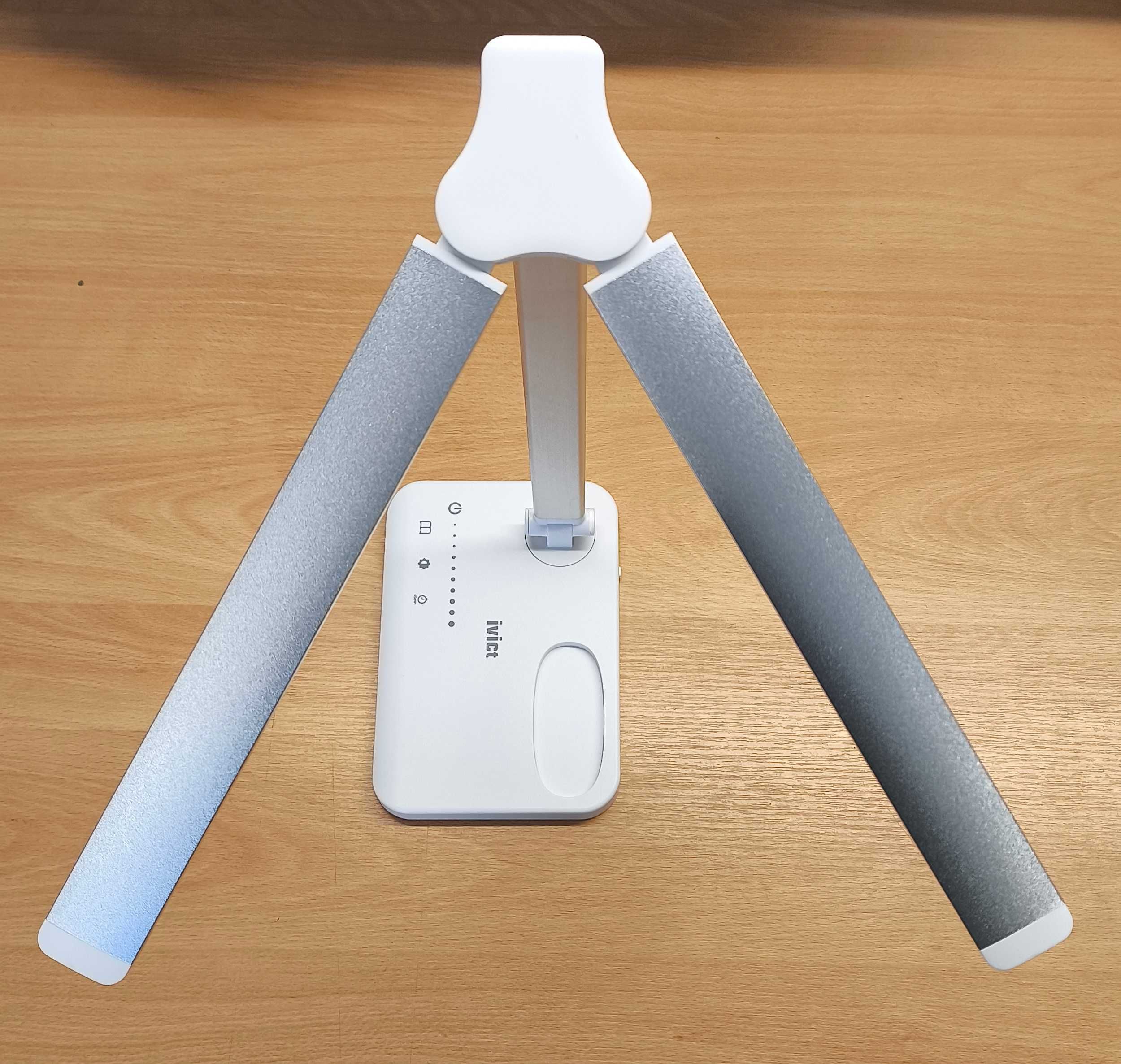 iVict Lampa biurkowa LED Dual Swing Arm 5 trybów Touch Control [2249]