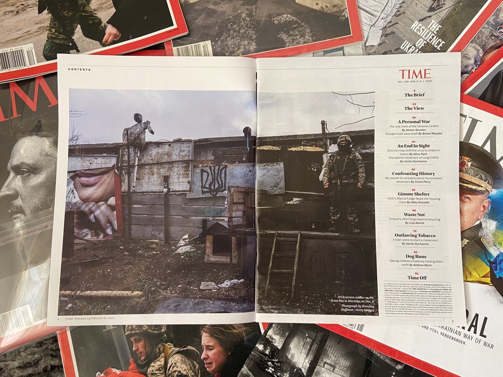 Time Magazine 2022 Фев,"Кризис, который изменит Европу…", журнал