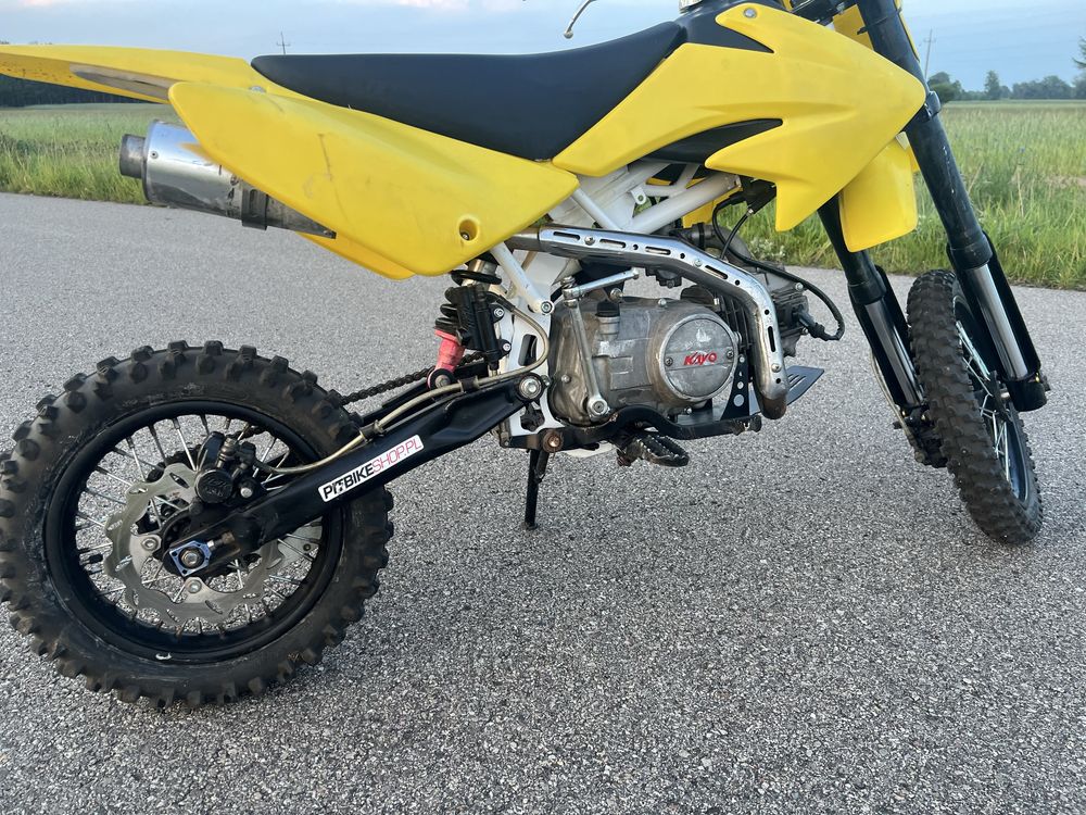 Mrf 120 żólta pitbike cross