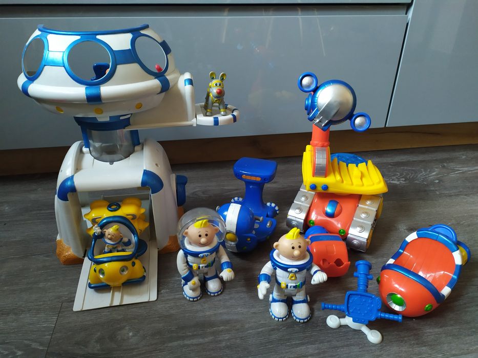 Lunar Jim Księżycowy Jim Z Bajki Duży Zestaw Stacja Kosmiczna Dźwięki
