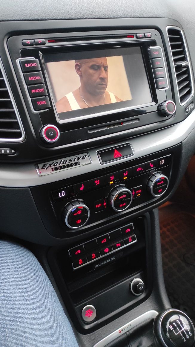 Zamiana VW SHARAN 7N HIGHLINE 4motion Line assist park assist el.Hak e