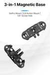 Gopro 13,12, 11, 10, 9, 8, szybkie mocowanie od DJI Action na zatrzask