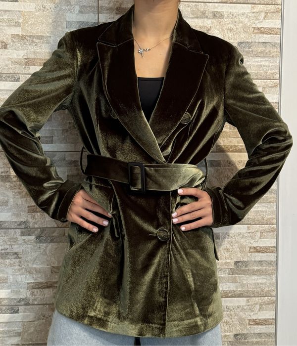 Пиджак котон,цвет хаки