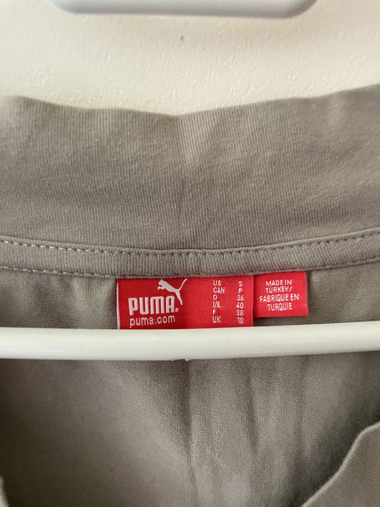 Beżowy t-shirt Puma