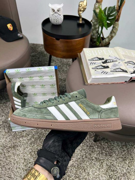 !ТОП! Adidas Spezial Green White 40 41 42 43 44 45 адідас спеціал