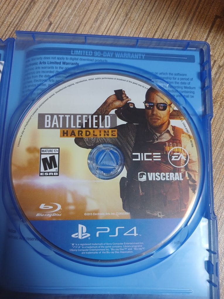 Диск battlefield hardline ps4