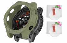 2 X Szkło 9H+ Etui do Garmin Epix 2 47mm
